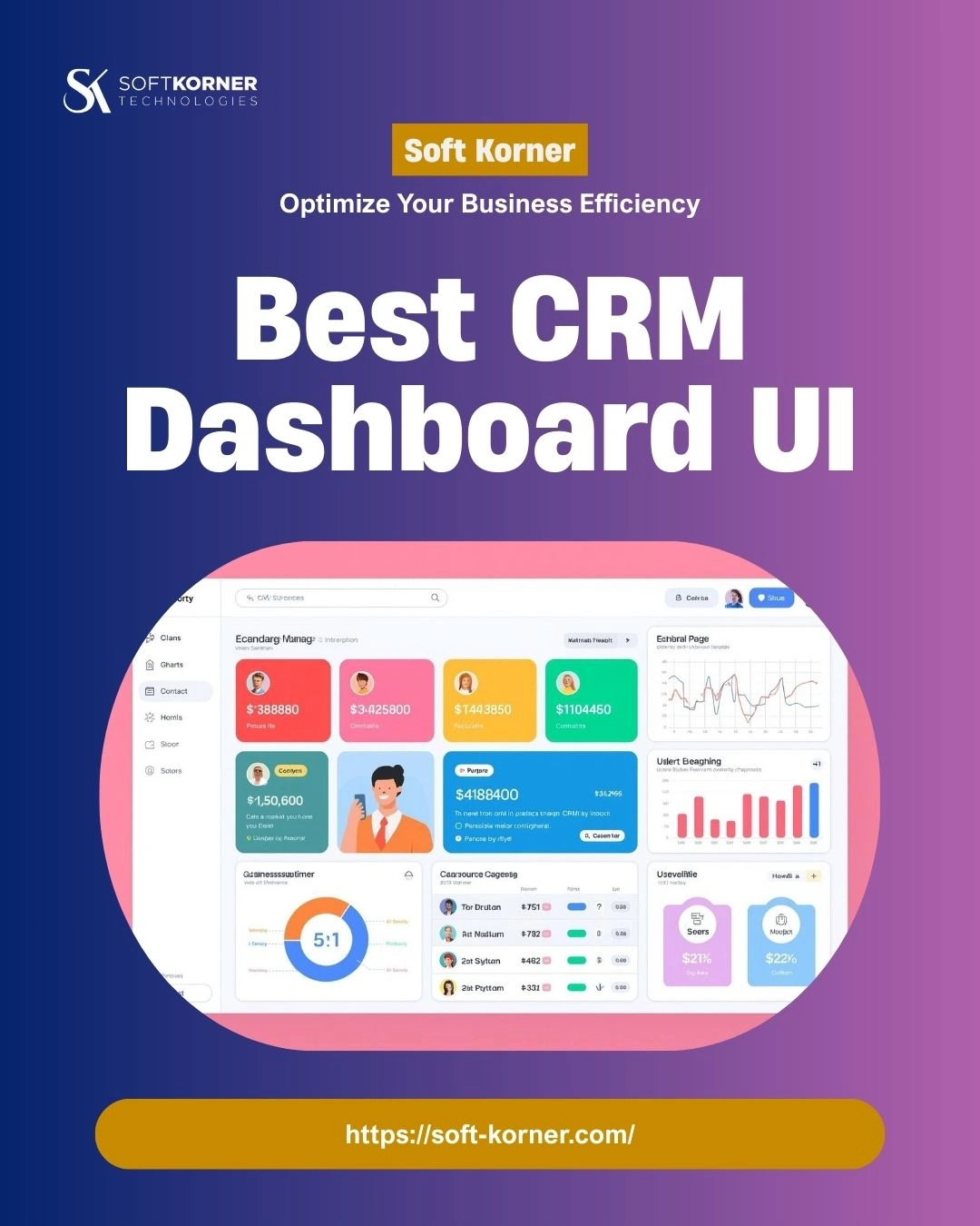 Best CRM dashboard UI UX