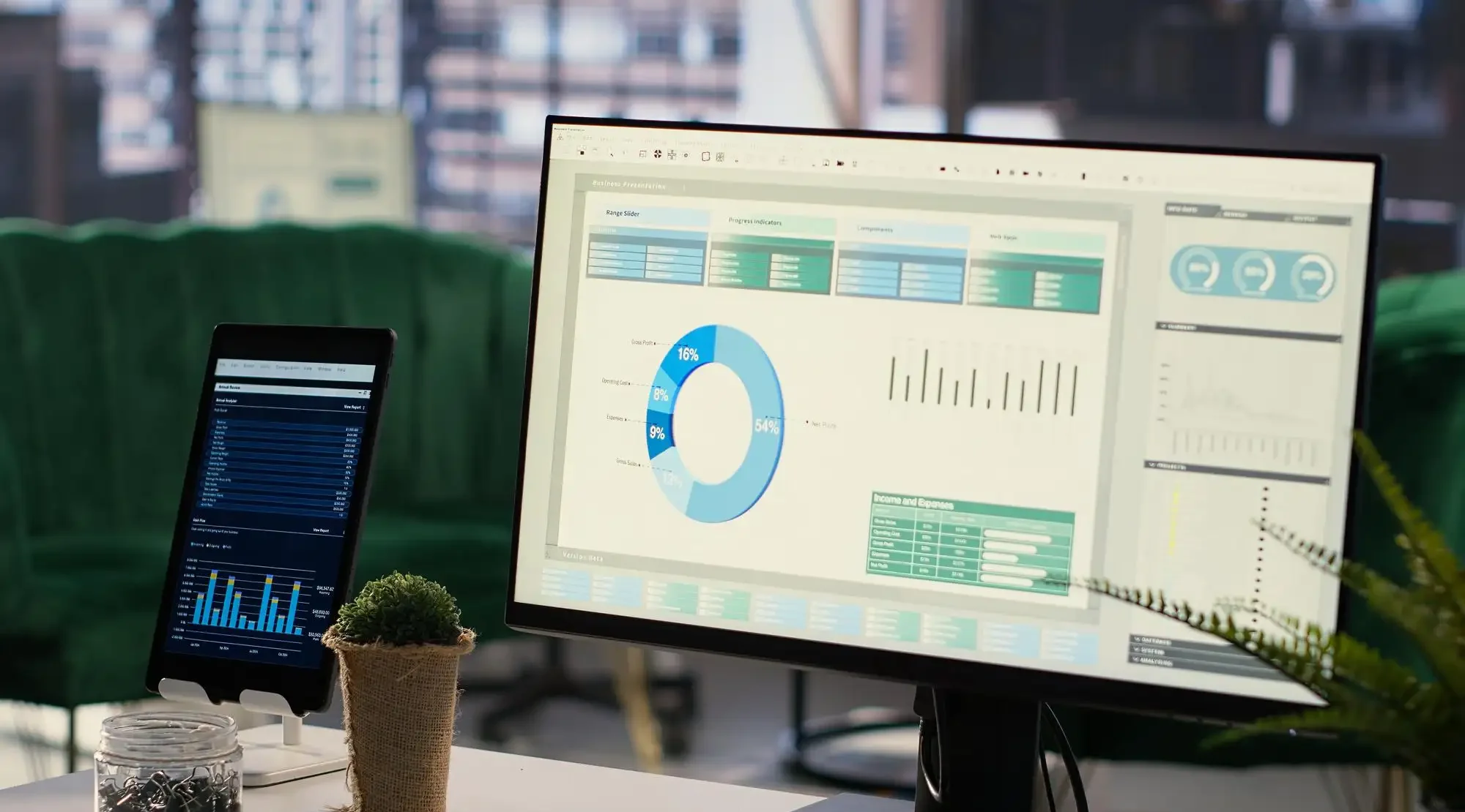 Power Bi Kpi Dashboard